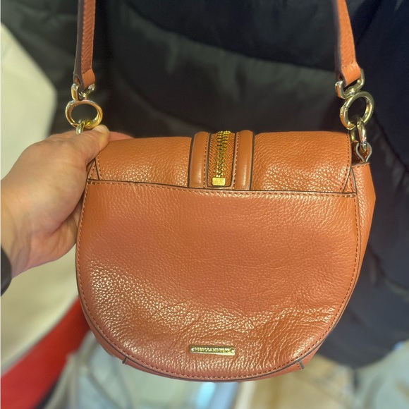Rebecca Minkoff Cognac Leather Crossbody - Picture 4 of 6